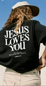 "Jesus Loves Me" - Novelty T-Shirt