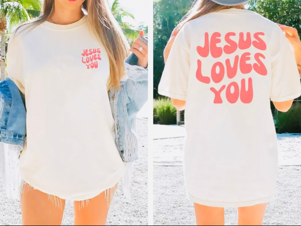 "Jesus Loves Me" - Novelty T-Shirt