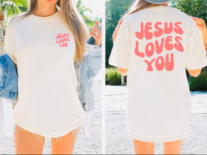 "Jesus Loves Me" - Novelty T-Shirt