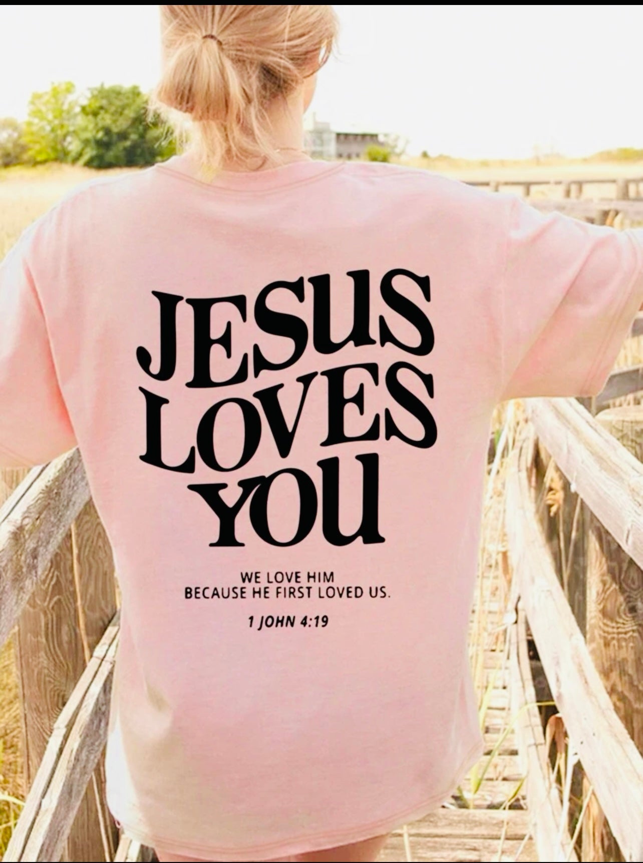 "Jesus Loves Me" - Novelty T-Shirt